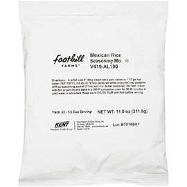 Foothill Farms Mexican Rice Seasoning Mix, 11 Oz Bag (Pack Of 6)