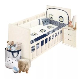 BabyBaby Set De Edredón Para Cuna Cama Corral Modelo Felinos