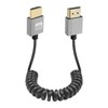 GELRHONR 4k HDMI Coiled Cable, Male-to-Male HDMI Extension Cable Spring