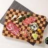 FYCTIO Wooden Cutting Boards for Kitchen, Checkered Cutting Board 1.2"