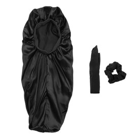 Gorro de Dormir de Seda para El Cabello Largo Bonnet para Mujer Banda Elástica Gorro para Dormir Cabello Scrunchies Maquillaje Diadema Pelo Rizado Gorra de Noche 3