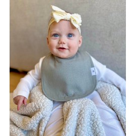 DiaperSquad's 10-Pack Baby Bibs for Drooling and Teething - Baby Bibs for Girls, Boy, Soft Cotton Baby Drool Bibs (Neutral Traditional Style)