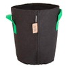 HORTOSOL Plant Bag Black Green (10 Litres - Diameter 22