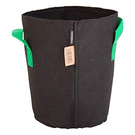 HORTOSOL Plant Bag Black Green (10 Litres - Diameter 22 x 27 cm)