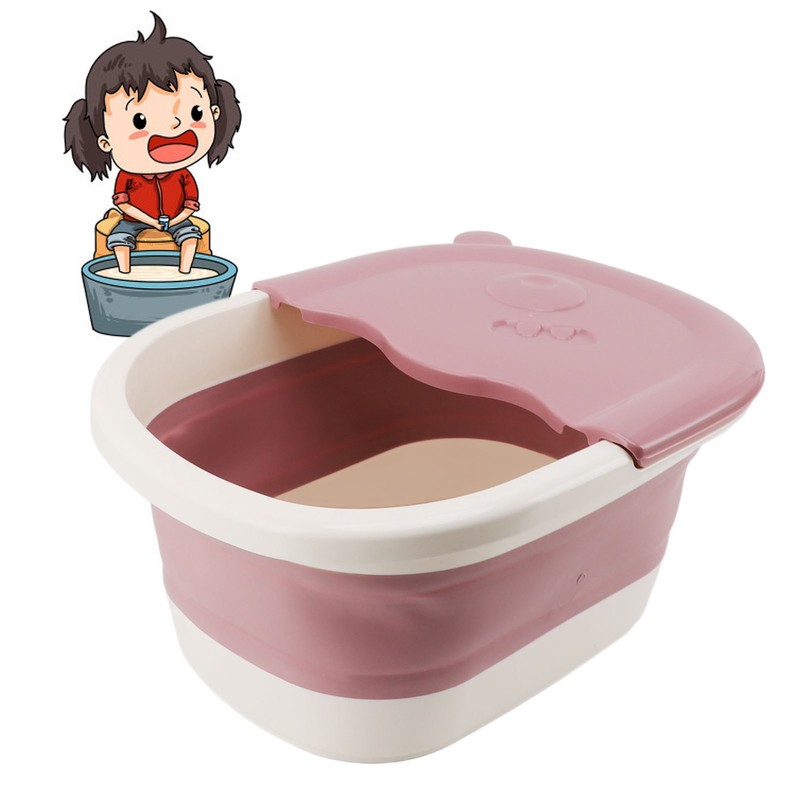 Collapsible Foot Bath Basin for Kids Foot Soak Tub with