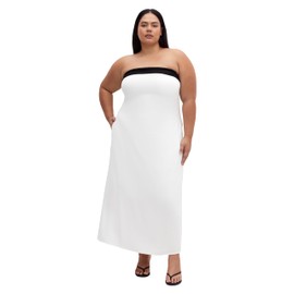 City Chic Women's Plus Size Dress-Lina, Ivory