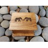 Music box, custom made music box, handmade music box, elephant