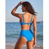 AI'MAGE High Waisted Bikini Sets Two Piece Tummy Control Swimsuits