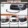 JTFF Front Bumper Spoiler Lip Compatible with 2018-2025 Infiniti Q50