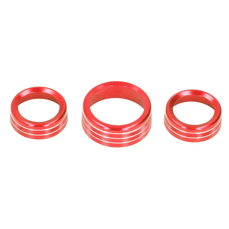 Air Conditioner Switch CD Button Knob Cover Trim Aluminium Alloy