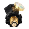 Gas Tank Pressure Gauge QCC Type 1 Converts 5‑100lb Gas