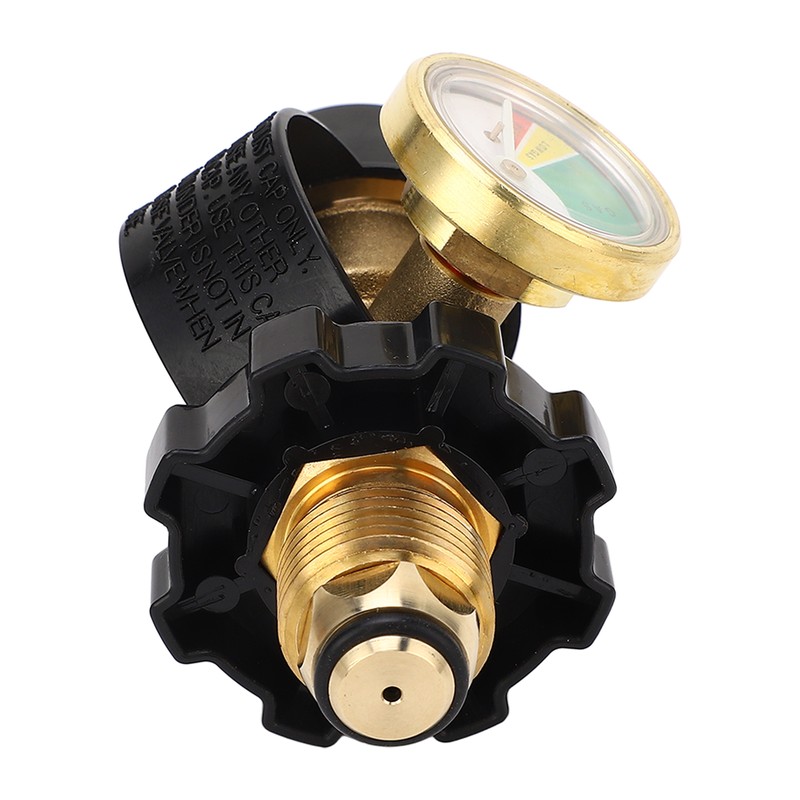 Gas Tank Pressure Gauge QCC Type 1 Converts 5‑100lb Gas