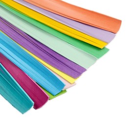 ODETOJOY 1/16 inch Quilling Paper Strips 1.5mm Solid Colors Succulents Plant DIY Single Color Paper Quilling Strip (red)