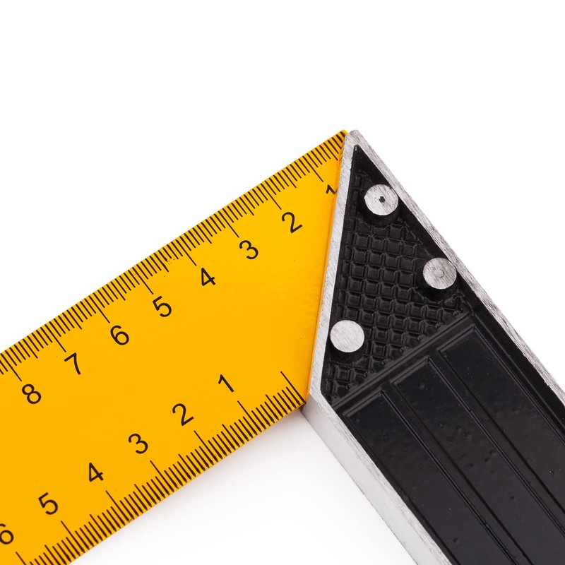Mivos Carpenter's Square with 350 mm Spring Steel Blade and