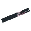 Innovera 52458 Natural Rubber Keyboard Wrist Rest, Black
