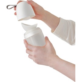 DURI Portable Baby Potty Child Urinal Toilet Training Emergency Pee Unisex Bottle for Camping, car Travel (Gray)