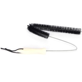 Premium Cleaning Brush Flexible Bendable Pipe Cleaning Tool for Washing Machine Dryer Refrigerator Drain High Quality Plastic Stainless Steel Wood Black 30.1 Inch