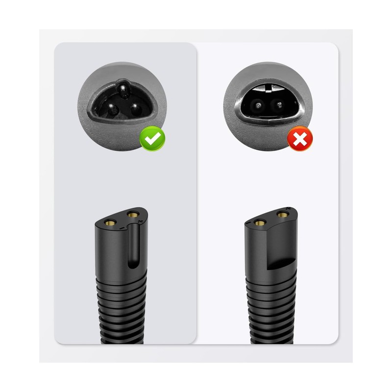 Guy-Tech AC Adapter Compatible for Braun Electric Shavers 5190cc 5195cc