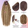 YUMOREAL Drawstring Ponytail Extension 26inch Long Fluffy Wavy Hairpiece for