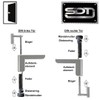 ClipClose Door Closer / Mini Door Closer in Silver, Easy