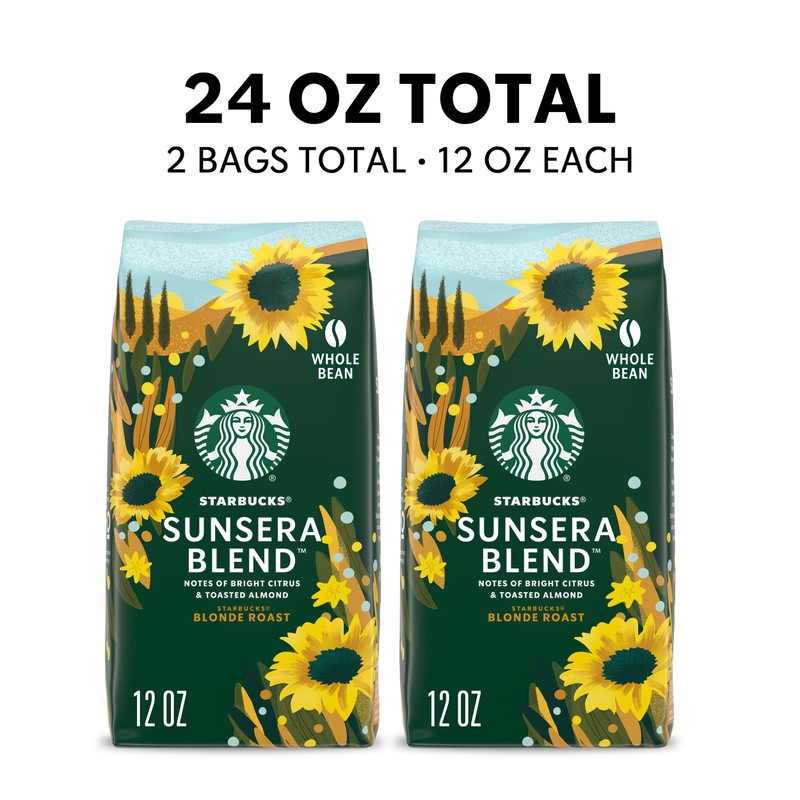 Starbucks Whole Bean Coffee, Sunsera Blend, 100% Arabica, 2 Bags,