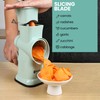 NexoBlaze 6 in 1 Rotary Cheese Grater Hand Crank with