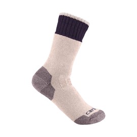 Carhartt Women's SB6600W Women's Heavyweight Synthetic-Wool Blend Boot Sock Small Georgia Peach