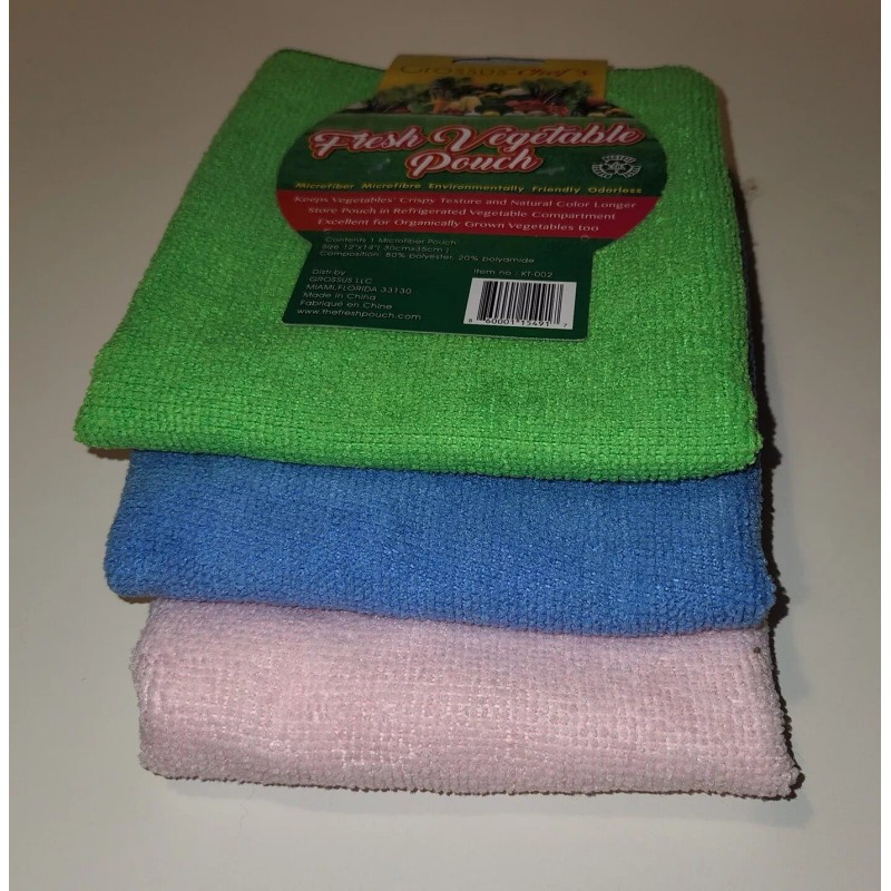 Grossus Chef's Fresh Vegetable Pouches - 3 pack - for