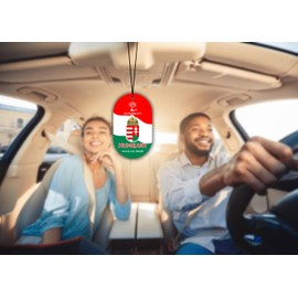 Glucksblatt Premium Car Fragrance Tree Hungary Flag