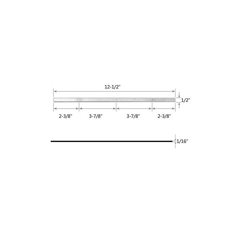 JTEX 12.5 Inch Planer Blades Replacement for Delta 22-560 22-562