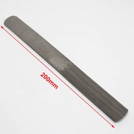 4 Way Carbon Steel Hand File Craft Soft Grip Wood Rasp File Half Round Flat Rasp Woodworking Wood Hand Tool Carving Rasp Coarse Tool 8 inch/200mm 1PCS