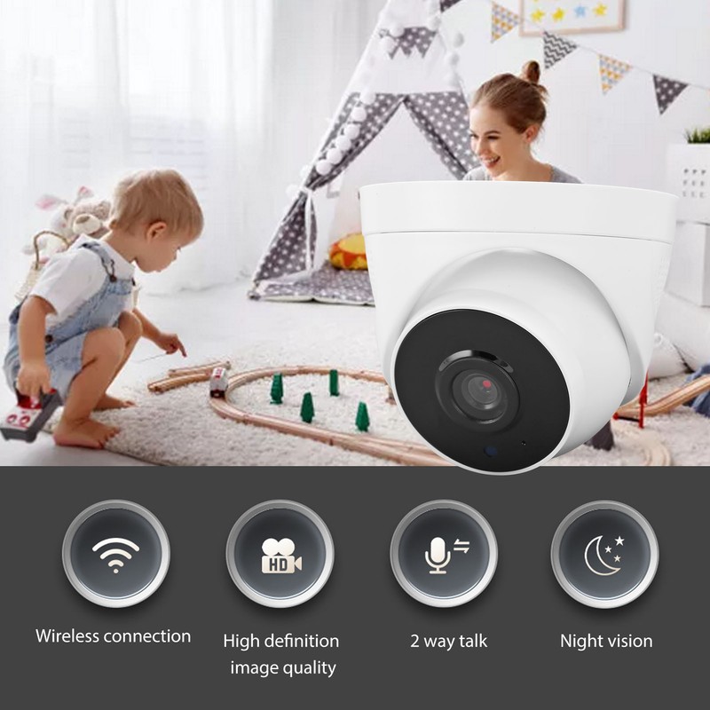Wifi Wireless Camera 1080P Night Vision Impact Resistant Surveillance Camera