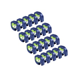 UNOKA 20 Packs Letratag Paper Label Tape Refills for DYMO LetraTag LT-100H LT-100T XR 200B XM 2000 Label Makers, 91200 91220 91330 S0721510, Black on White