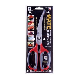 V.ROAD No. 76564 Nicken Cutlery Kitchen Scissors Mate Red