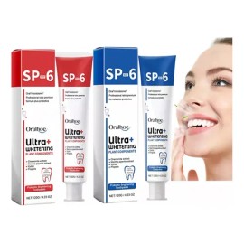 Oxyglow Sp-6 Whitening Toothpaste, Sp-6 Probiotic Whitening Toothpaste, Pasta De Dientes Para El Cuidado De La Limpieza Profunda, Aliento Fresco 120 G (2pcs)