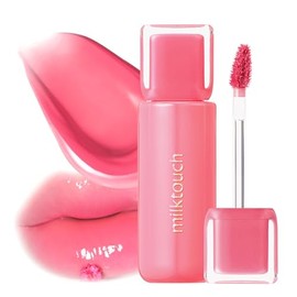 MILKTOUCH Jelly Lip Glow Tint - Brillo de labios hidratante con humedad de larga duración, tinte de labios, ligero y radiante, perfecto para uso diari