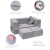 Elftopia Modular Kids Sofa,Toddler Couch Foam Armchair for Kids, Children