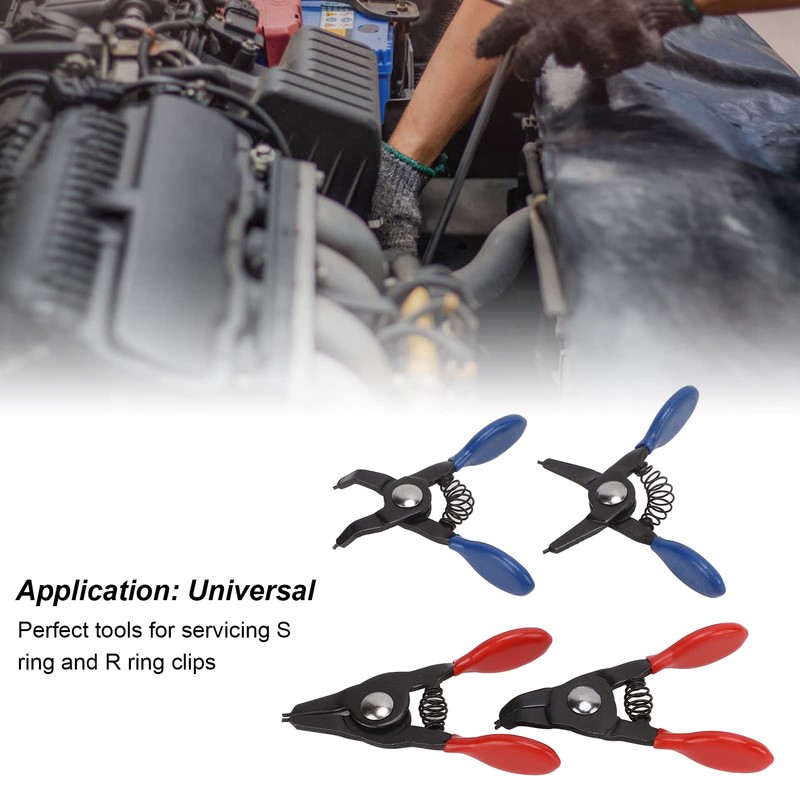 Mini Snap Ring Plier Set, Small Circlip Pliers Durable Practical