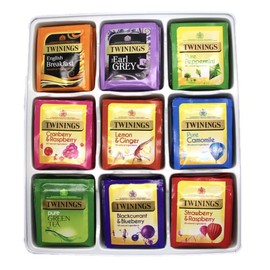 Indianteacompany ITC Luxury Exclusive Designer Embossed Gift Tin with 72 Twinings Tea Bags