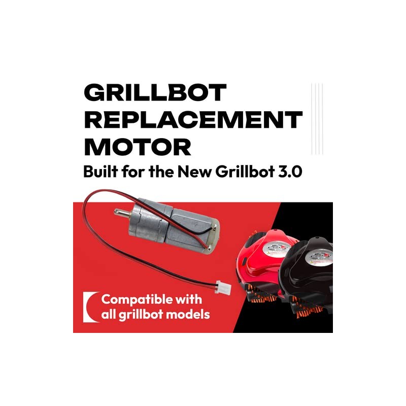 Grillbot Replacement Plug-in Motor for Grillbot Automatic Grill Cleaning Robot