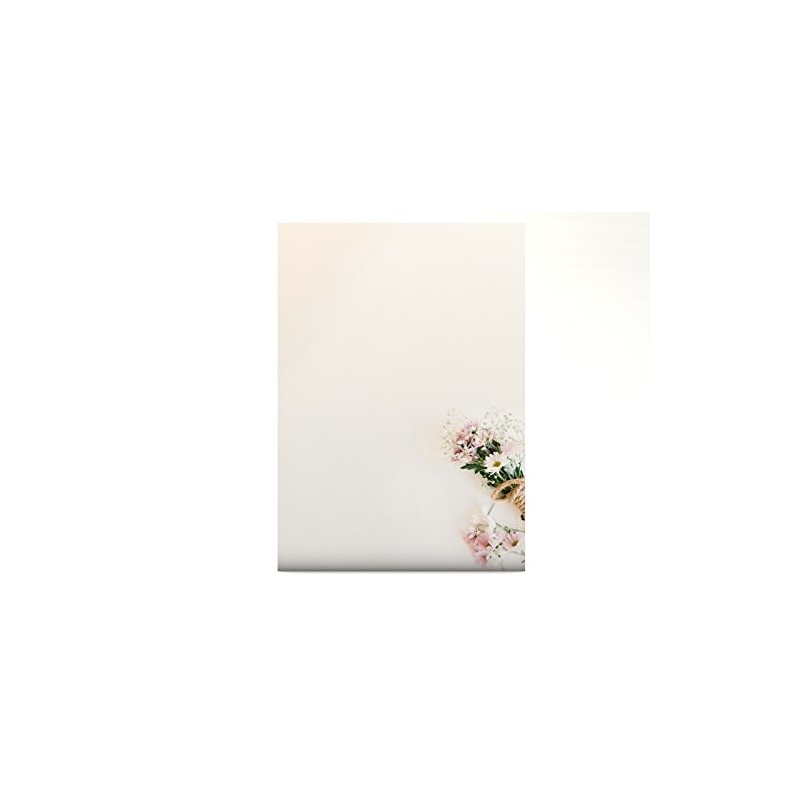 Floral Pastel Spring Writing Paper Spring Bouquet 100 Sheets DIN