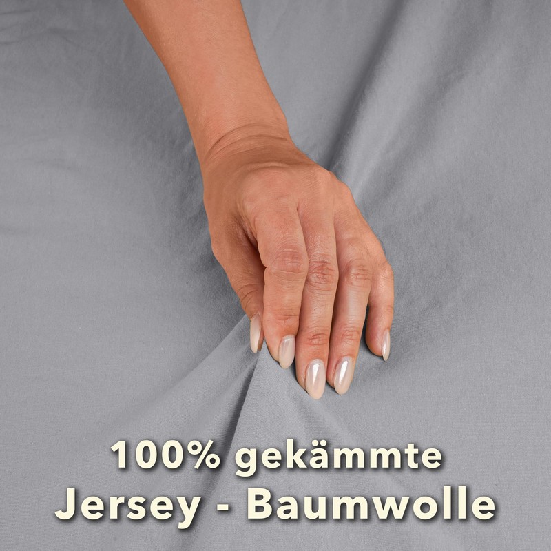 Studio Basic Fitted Sheet 180 x 200 cm, 100% Combed