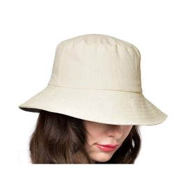 Deolven Fishing Hats, Fishing Hat, Cotton & Polyester Basin Cap, Fishing Hat, Bucket Hat, Sun Hat, Fisherman Hat for Children, Boys, Girls, Unisex, Camping, Hiking, Fishing, Hunting, beige
