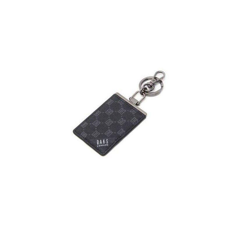 Daks (신세계강남점)DBHO1F138BK LOUIS PVC블랙 가죽 DD로고 장식 키링 (DB HONG