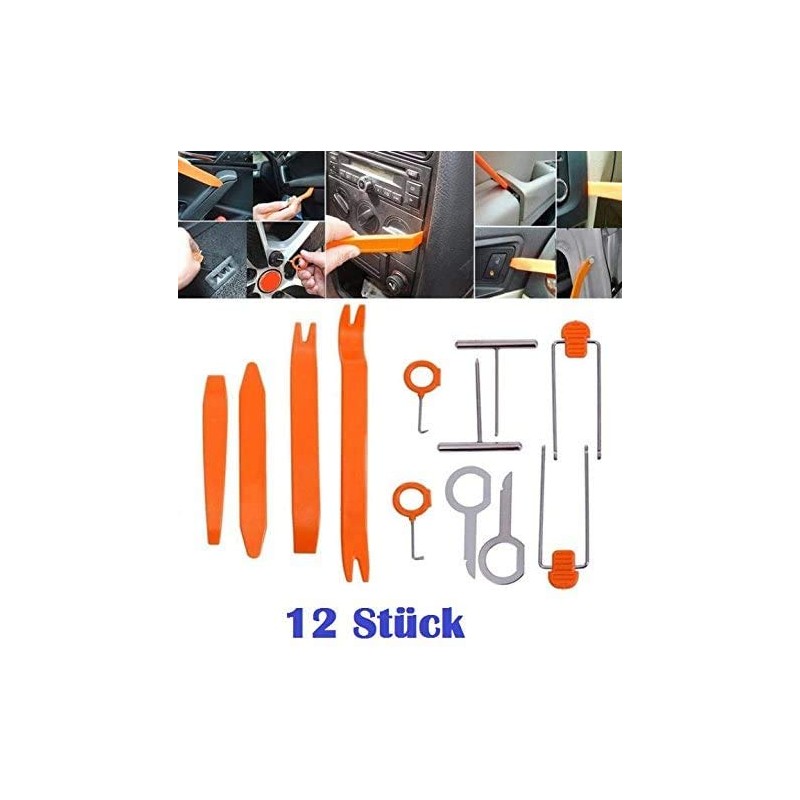 12x Tool Set Trim Wedges Disassembly Interior Trim Door Trim