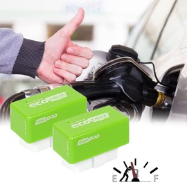 2Pack New Economy Car Petrol Fuel Saver, Universal Plug and Play OBD2 Chip Tuning Box Fuel Saver Devices for Petrol Car Fits Will Work on Most Vehicle That has an OBD2 Port