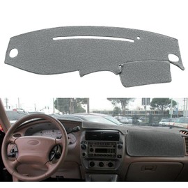 Yiz Dash Cover Mat Custom Fit for Ford Ranger 1995-2011,Ford Explorer 1995-2001,Mercury Mountaineer 1997-2001 and Mazda B2300 B2500 B3000 B4000 1995-2010,Dashboard Cover Pad Carpet (Dark Gray) J35