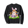 Hamster Easter Egg Hunt Bunny Ear Hamster Easter Sunday Sweatshirt