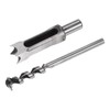 uxcell Square Hole Drill Bit, 1" High-Carbon Steel Hollow Chisel