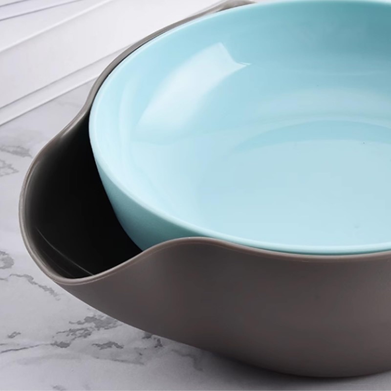 Pujito Pistachio Bowl with Shell Storage Large Double Dish Snack